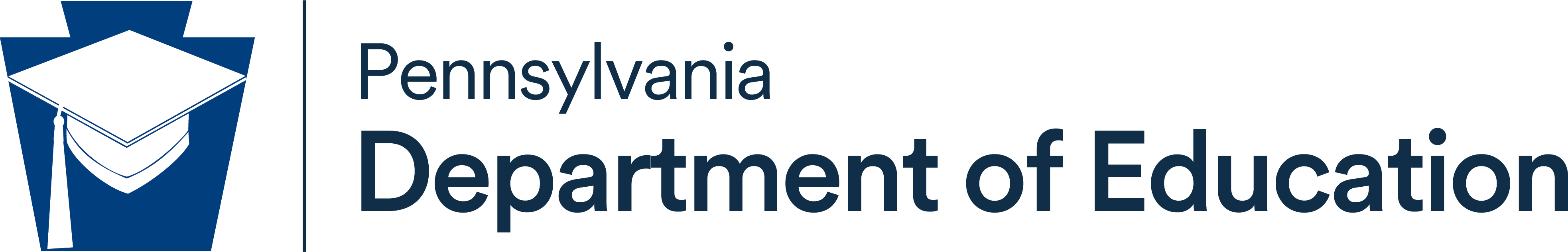 horizontal logo. 最新气象报告 Department of Education